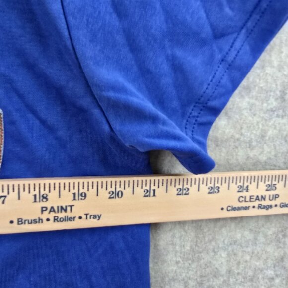 She + Sky Blue "Game Day" Graphic Tee Medium - Picture 5 of 6